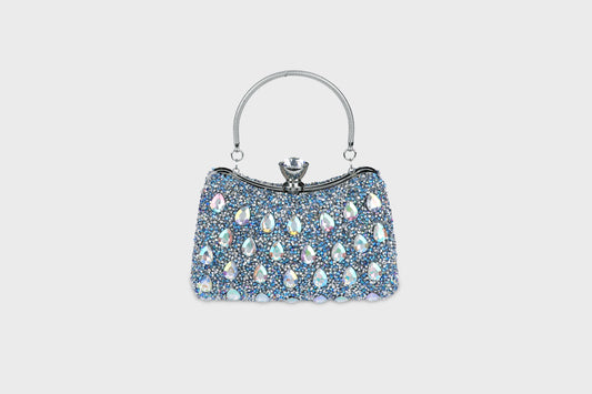 Baby blue soiree bag